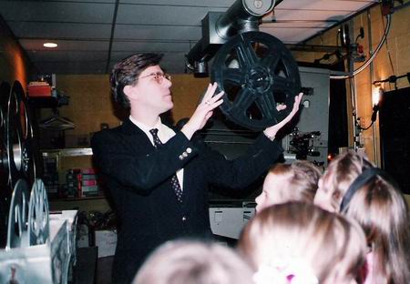 Old Orchard 3 - Manager Demonstrating Projection Equip